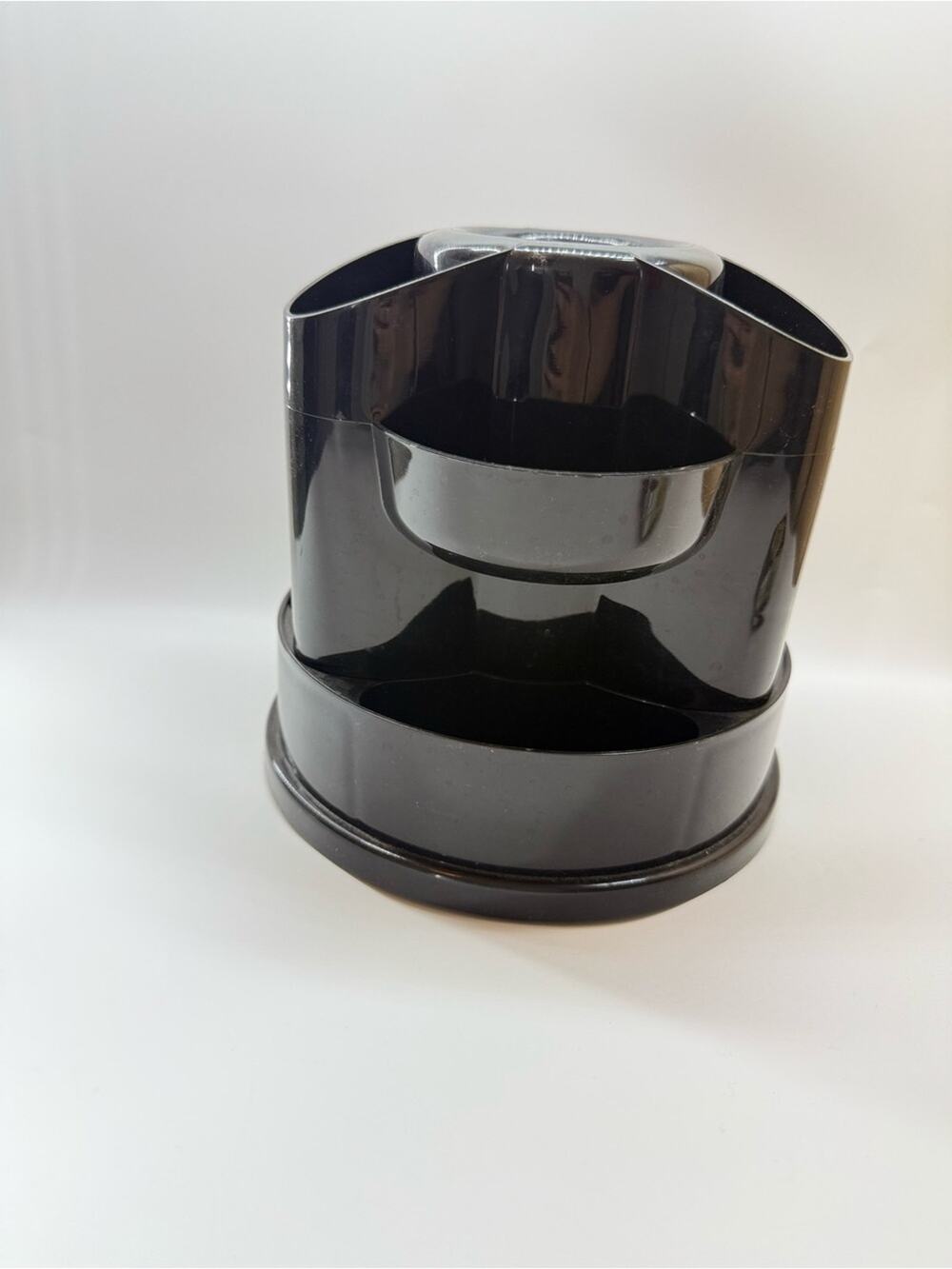 Rotating Desk Organizer Caddy - Black
